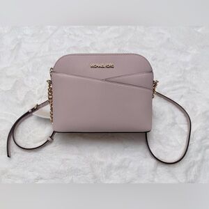 Michael Kors Blush Crossbody Bag with Gold Accents